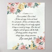 1 Korinther 13:4-8 Liebe ist geduldig, Liebe ist f