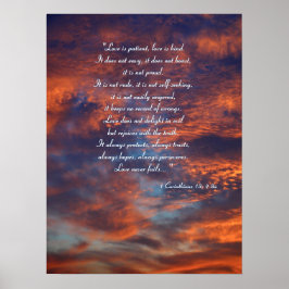 1 Korinther 13; 4-8a | Inspiration Poster