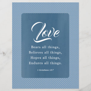 1 Korinther 13:7 Liebe Bären alles