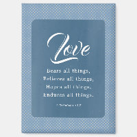 1 Korinther 13:7 Liebe Bären alles