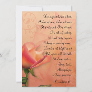 1 Korinther 13 Liebe ist Gedenkmini-Prints