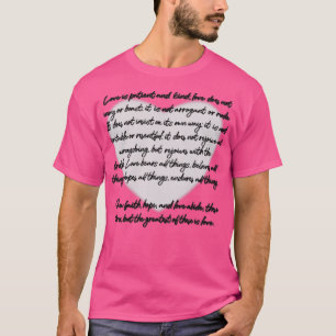 1 Korinther 13 Lieben T-Shirt