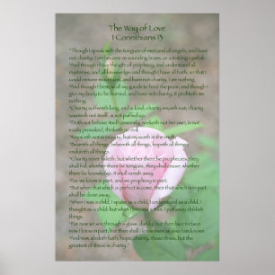 1 Korinther 13 Poster