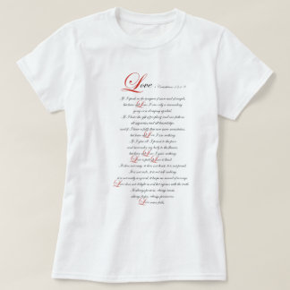 1 Korinther 13 T-Shirt