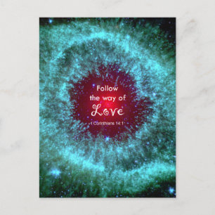 1 Korinther 14:1 Postkarte