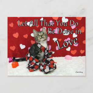 1 Korinther 16:14 Bibelverse Postkarte