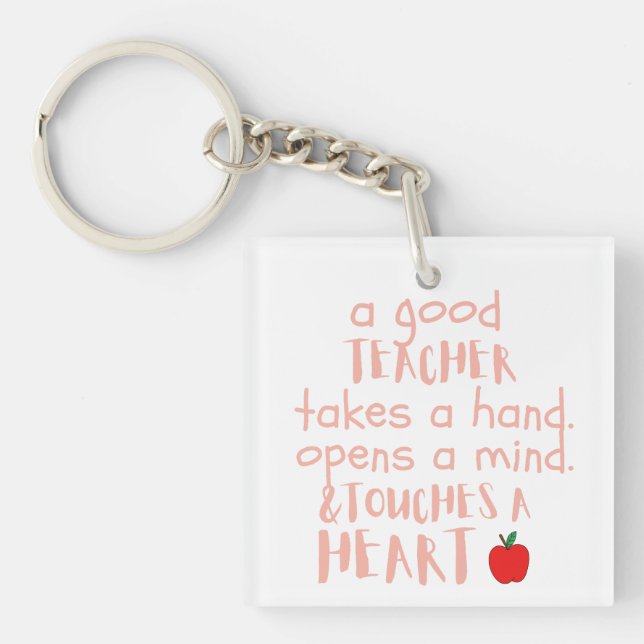 1 Korinther 16:14 Ein guter Lehrer Personalisiert Schlüsselanhänger (Vorderseite)