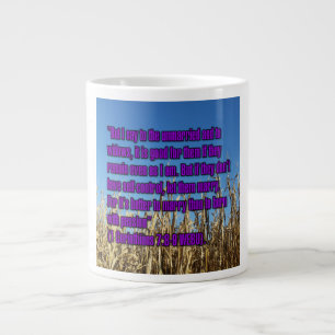 1 Korinther 7:8-9 WEBU Mug Jumbo-Tasse