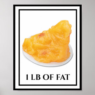 1 LB of Fat Motivation Diet Work Out Poster