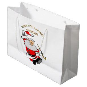 1 LEERE CHRISTMAL GROßE GESCHENKTÜTE