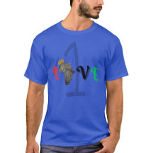1-Liebe Unisex Relaxter T - Shirt