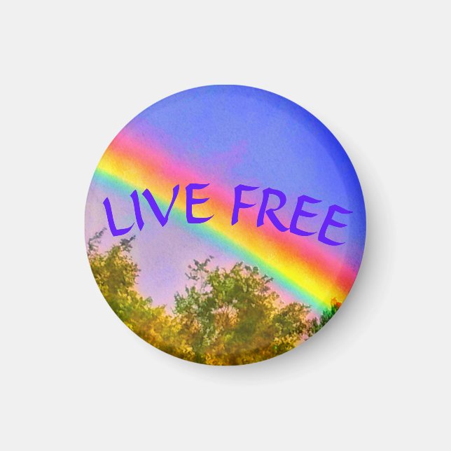 1 LIVE GRATIS MAGNET SMALL MAGNET (Vorne)