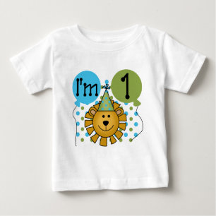 1. Löwe-Geburtstags-T-Shirts und Geschenke Baby T-shirt