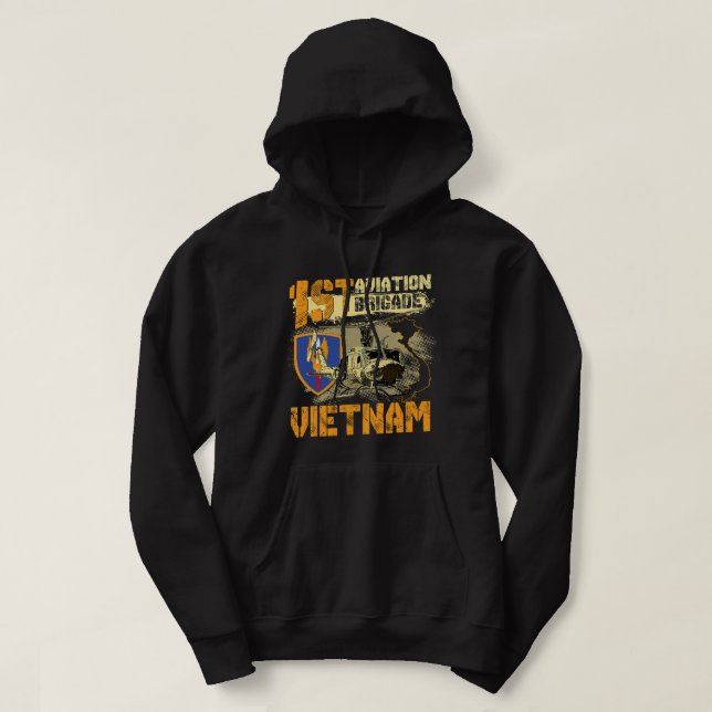 1. Luftfahrtbrigade Vietnam Veteran Pilot Door Gu Hoodie (Design vorne)