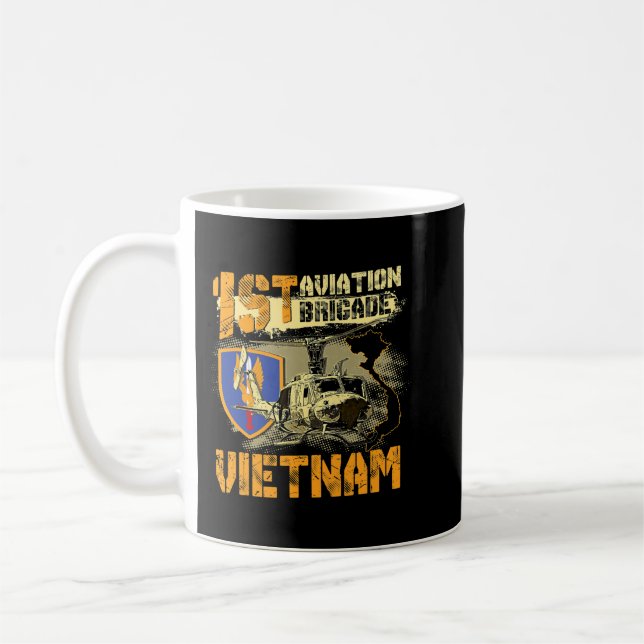 1. Luftfahrtbrigade Vietnam Veteran Pilot Door Gu Kaffeetasse (Links)