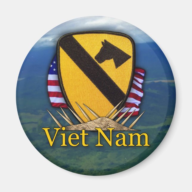 1. Luftkastenvietnam-Luftkastenväter Patch Magnet (Vorne)