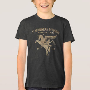 1. Luftlandedivision Britische Armee - Vintage Gol Tri-Blend Shirt