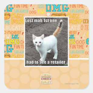 1. Mah verloren Quadratischer Aufkleber