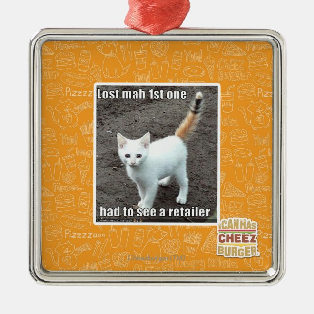 1. Mah verloren Silbernes Ornament (Vorne)