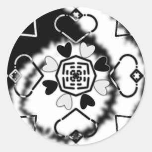 1. Mai-Aufkleber Runder Aufkleber