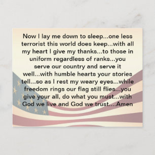 1. Mai Gebet Postkarte