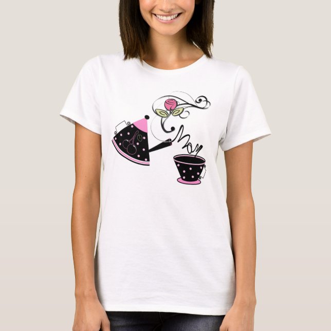1 Mama meiner Tasse Tee Bluse (Vorderseite)