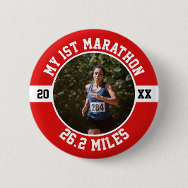 1. Marathonlauf Erster Läufer Sport 26 2 Button