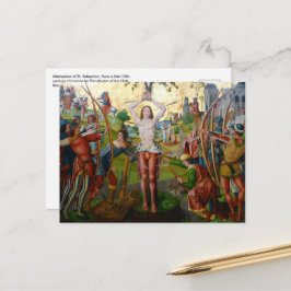 1. Märtyrertum St. Sebastian (M 013) Postkarte