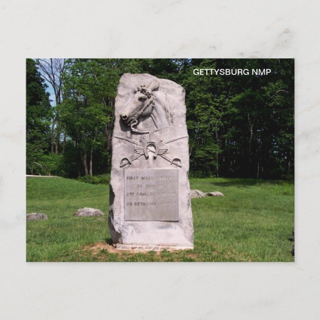 1. MASSACHUSETTENKALVARY POSTKARTE (Vorderseite)