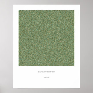 1 Million Abnahmen von 1 Mio. Poster