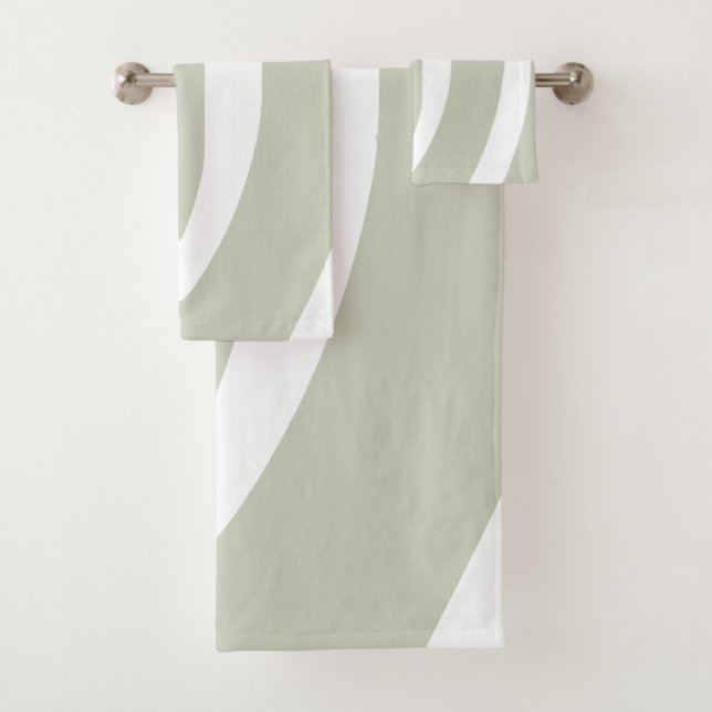 1 Minimalistischer Naturerhythmus Badhandtuch Set (Insitu)