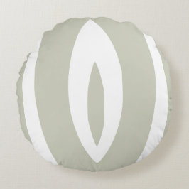 1 Minimalistischer Naturerhythmus Rundes Kissen
