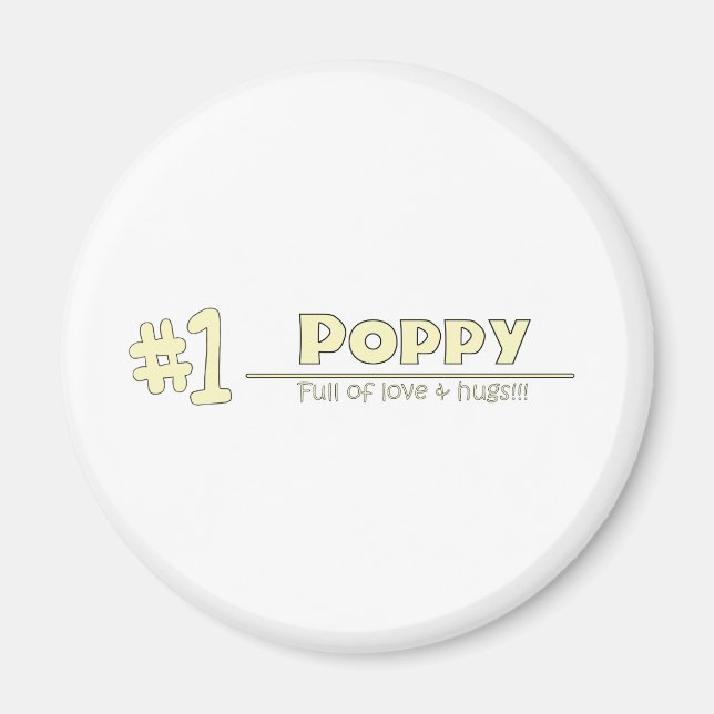 1 Mohn Magnet (Vorne)