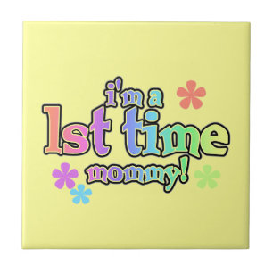 1. Mommy Rainbow Text Geschenke Fliese