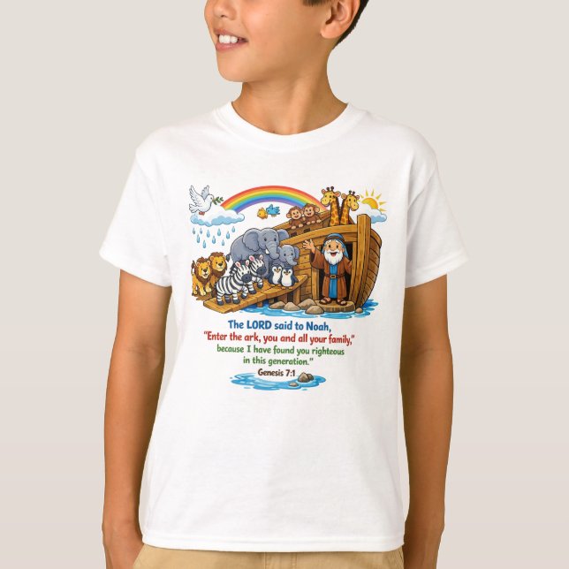 1. Mose 7:1 T-Shirt (Vorderseite)