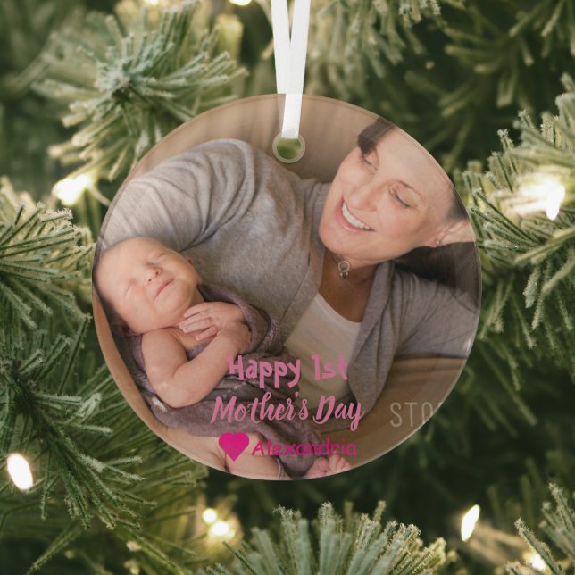 1. Muttertag Ornament Aus Glas (InSitu)