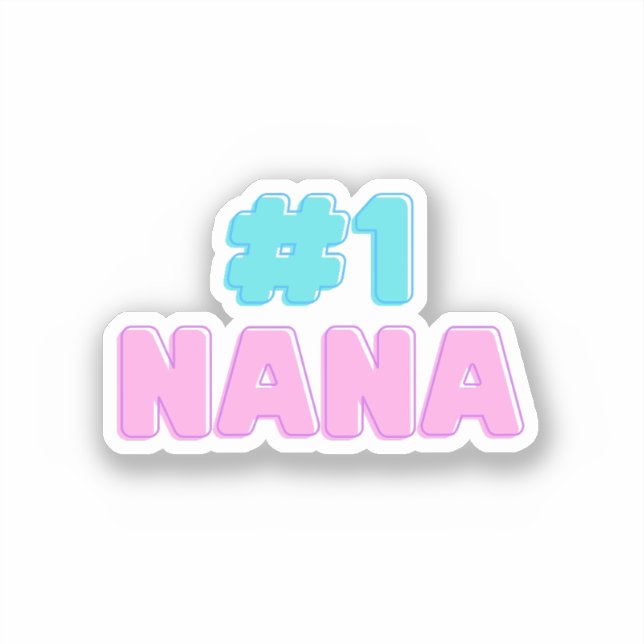 #1 Nana Aufkleber (Vorderseite)