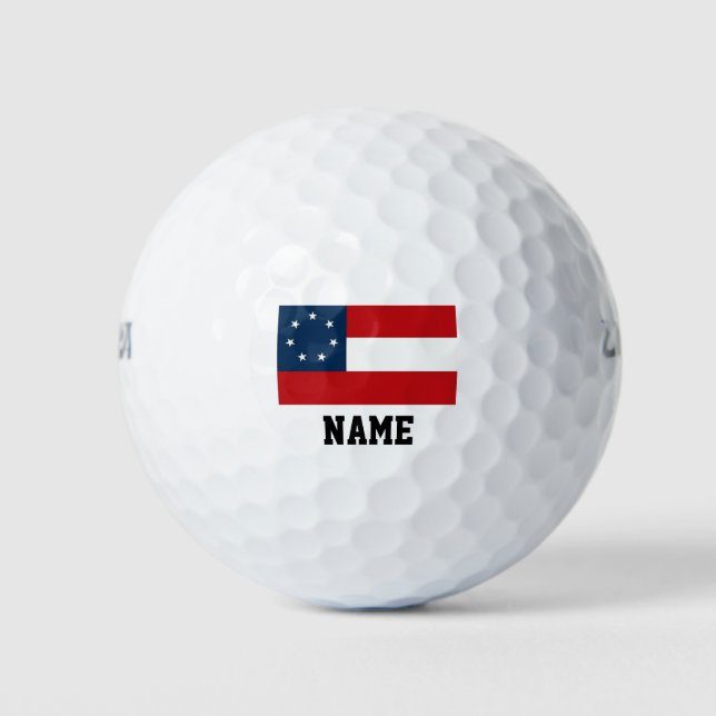 1. NATIONALE FLAG CSA GOLFBALL (Vorderseite)