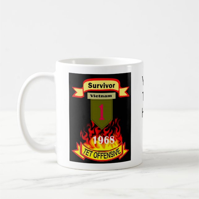 1. Offensive-Tasse Infanterie-Überlebend-Vietnams Tasse (Links)