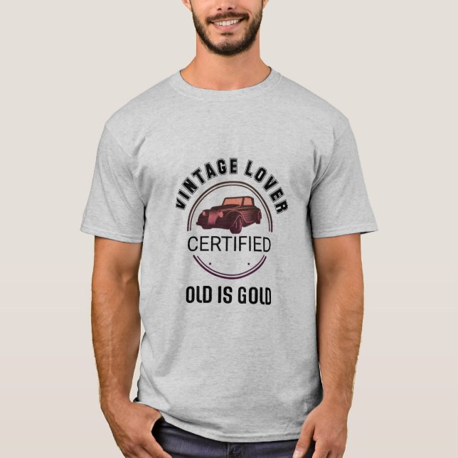 1. Oldtimer-Enthusiast T-Shirt (Vorderseite)