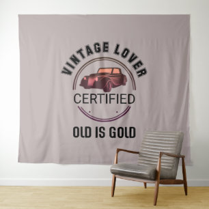 1. Oldtimer-Enthusiast Wandteppich