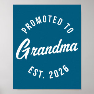 1. Oma 2026 Oma Neue Erste Oma Poster
