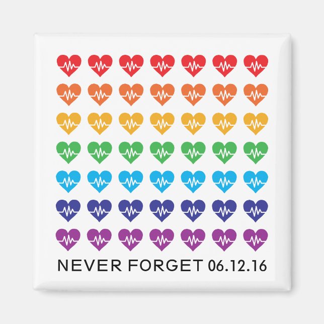 1 Orlando 1 Pulsschlag 49 Herz Magnet (Vorne)