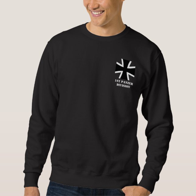 1. Panzer Abteilungs-Sweatshirt Sweatshirt (Vorderseite)