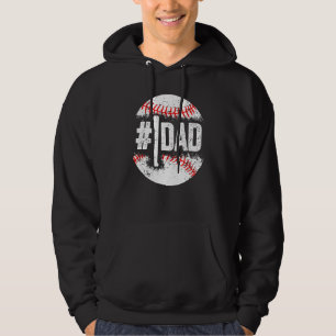 1 Papa Baseball Nummer Eins Daddy Sohn Baseball Va Hoodie