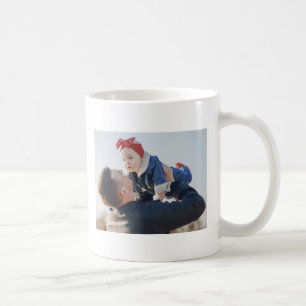#1 Papa individuelles Foto Vatertagsgeschenk Kaffe Kaffeetasse