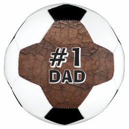 #1 Papa Leder-Look Fußball