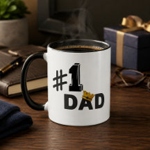 #1 Papa Liebes-Personalisierte Tasse