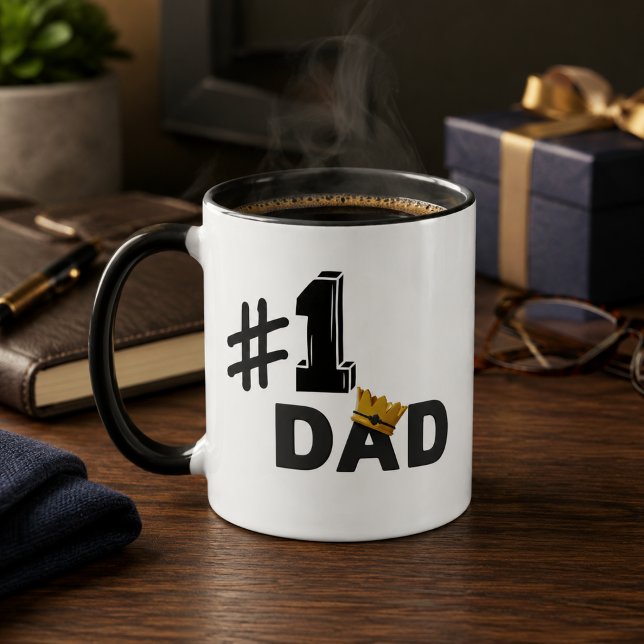 #1 Papa Liebes-Personalisierte Tasse (Von Creator hochgeladen)