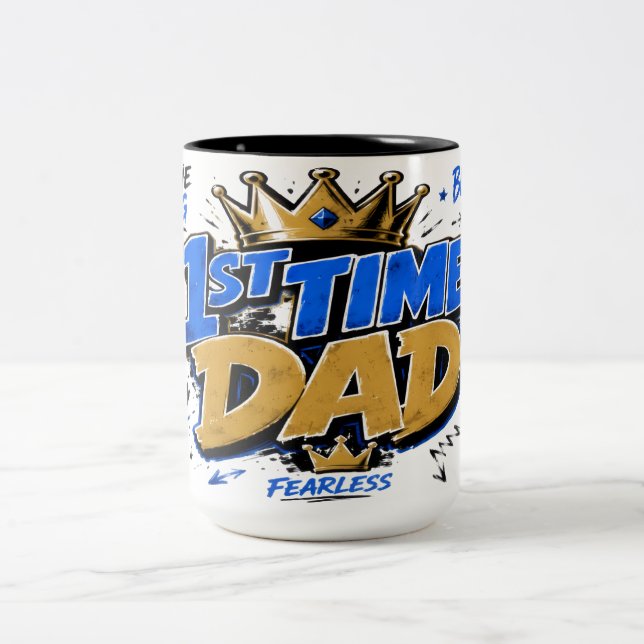 1. Papa Zweifarbige Tasse (Mittel)